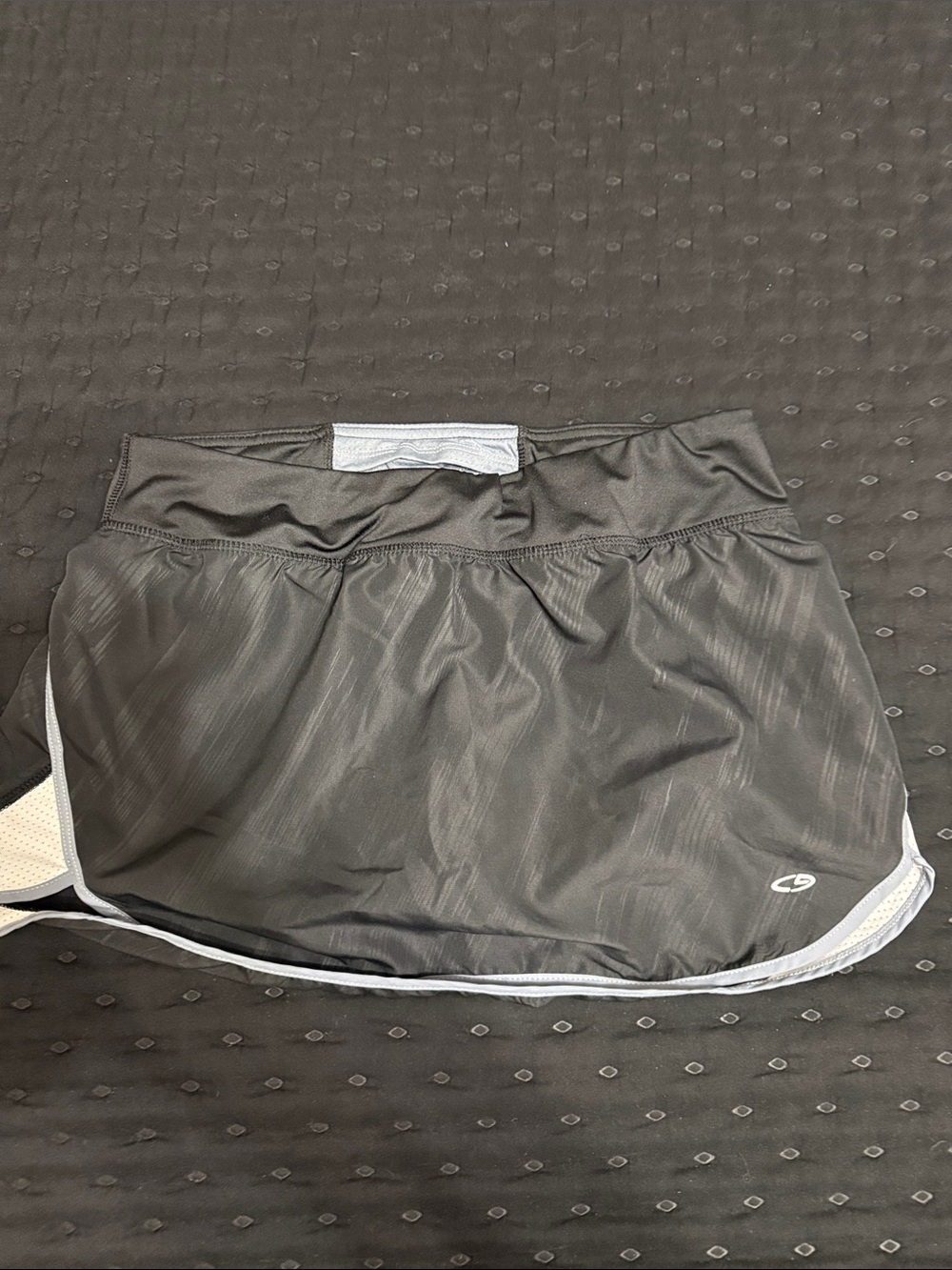 Champion Black Skort with Light Gray Liner